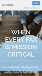 Mobile Screenshot of faxcore.com